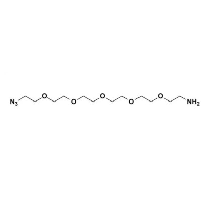 Azido-PEG5-amine，N3-PEG5-NH2，5-PEG amino azide，17-azido-3,6,9,12,15-pentaoxaheptadecanamine